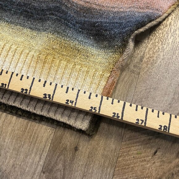 Lovestitch Oversized Poncho Hoodie Striped Size M/L - Picture 5 of 7